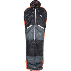 Slpy The New Wearable Sleeping Bag - Unisex Adventure Gear Grey On Black