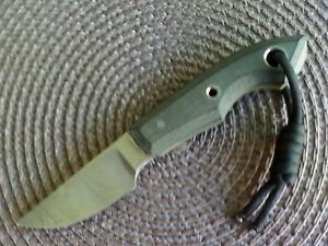Custom Knife  HalsmesserJens Anso Damast