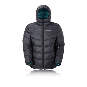 Montane North Star Lite Womens Black Water Resistant Hooded Warm Jacket Top