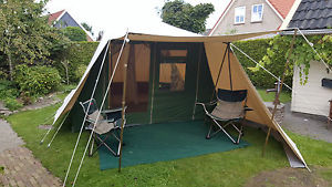 Dutch Canvas Tent: De Waard Jan van Gent with extras, excellent condition