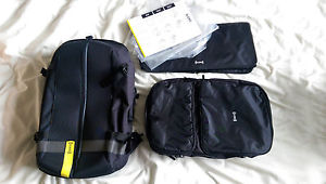 Slicks BIZ Rucksack Travel System in Black, Made in Switzerland