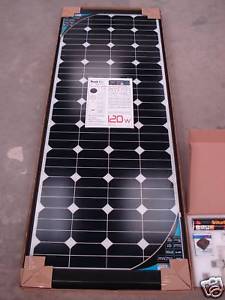 KIT PANNEAU SOLAIRE 120 W MONOCRISTALLIN