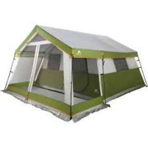Breezy Ozark Trail 10-Person Family Cabin Tent with Screen Porch Misquito Proof