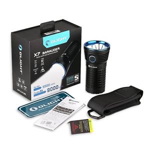 Olight X7 Marauder 9000 Lumens Taschenlampe 3 x Cree XHP70 CW LED 313M Tragbar