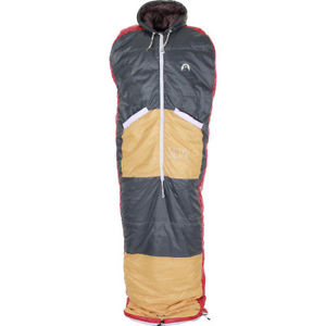 Slpy The New Wearable Sleeping Bag - Unisex Adventure Gear Yellow On Grey