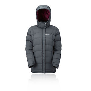 Montane Malina Womens Grey Water Resistant Windproof Hooded Warm Jacket Top