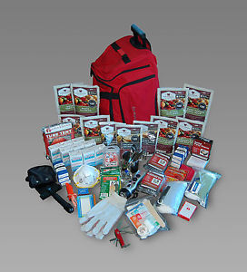 Always Be Ready 2 Week Deluxe Survival Backpack with Handle Disaster Control New