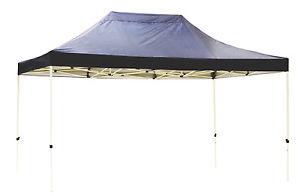 OZtrail Deluxe Mega Gazebo Shelter Shade Tent Marquee Camping Outdoors 4.5m x 3m