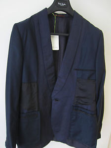 Paul Smith Veste "MAINLINE" Bleu Marine Violet & Noir Taille M Aisselle pour