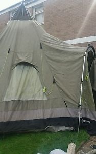 Outwell indian lake teepee tent and extra carpet amazing tent