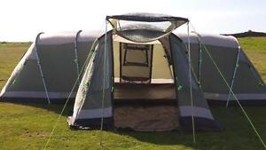 Outwell Nebraska XL Large 8-10 Man/Person Tent 4 Bedrooms VGC