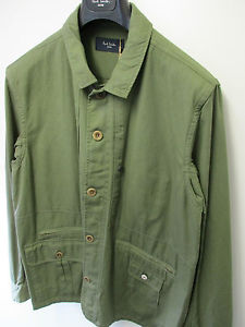 Paul Smith Veste / Manteau "JEANS COLLECTION" Kaki Vert Taille L Aisselle 55.9cm