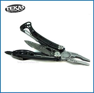 Leatherman Skeletool CX Multi-Tool Black Ninja with Damascus Steel Blade
