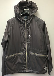 Paul Smith IMPERMÉABLE À CAPUCHE veste en Gris & Blanc Taille M Aisselle 58.4cm