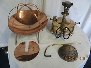 A RARE 1932 PRIMUS 110 STOVE WITH BOWL FIRE ATTACHMENT