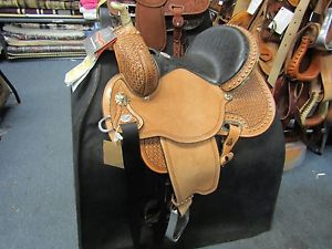 Circle Y 1549 Lisa Lockhart Contender Barre Saddlel Flex2  13.5" seat wide tree