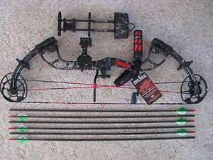 NEW 2016 PSE PREMONITION HD PKG BOW, SKULLWORKS 2 CAMO, RH, 59-70LB, 24"-30" DL