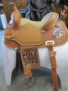 New Jeff Smith Barrel Saddle Never Used 14 1/2" Elephant Seat