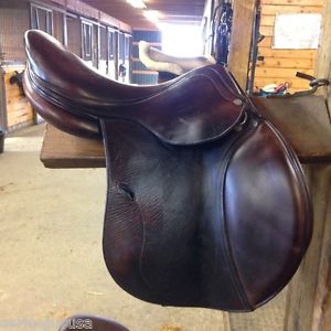 Antares Saddle 16.5" 2N Flap, Calfskin