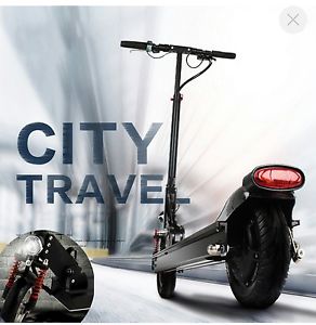 Folding 30KM/ Electric Travel Scooter Lithium Battery Power Two Wheels