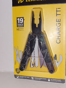 LEATHERMAN Charge TTi Titanium Camo Multi Tool + Sheath, Bit Card, Clip. New NIB