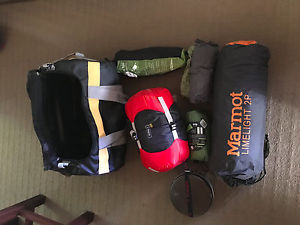 Camping gear, quality light weight.