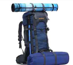 6*70L Rucksack Durable Adjustable Straps Light Weight Buckle Hiking Climbing Bag