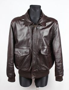 Chevignon Franklin Limited Edition Hommes Veste Bomber Cuir taille XL, Véritable