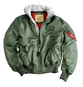 Alpha Industries MA-1 D-Tec sage vert 100101 Veste de pilote Armée neuf