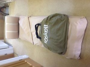 Two Duvalay Caravan Sleeping Bags10.5 & 4.5 Tog + Carry bags and Foam Mattresses