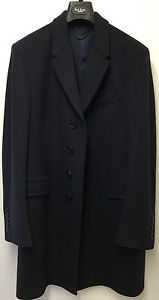 Paul Smith "LONDON" Bleu Marine 100% LAINE D'AGNEAU POUR MODERNE EPSOM MANTEAU
