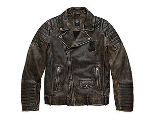 Harley-Davidson Blouson moto "DISTRESSED" Veste en cuir 97174-17VM/000L Gr. L