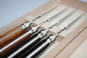 Claude Dozorme Steakmesser Laguiole Edelhölzer 4 Teilig