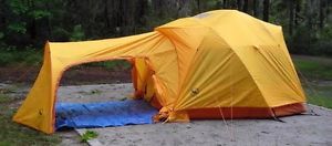 Big Agnes Big House 4 with HUGE Vestibule included! MSR Biking Camping Rafting