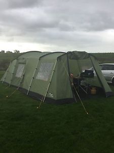 vango calisto 500  5 Man Tent With Canopy, Footprint, Carpet And Windbreak