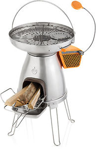 BioLite Wood Burning BaseCamp Stove with USB Charger and FREE FlexLight