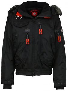 Wellensteyn Hommes Veste D'hiver Veste De Sauvetage Black&Red