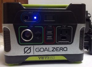 Goal Zero Yeti 150 Solar Generator With Nomad Solar Panel Kit