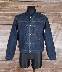 Levis 71506, Jeans Hommes Lisière Veste En Jeans Taille 40 M/L, Véritable