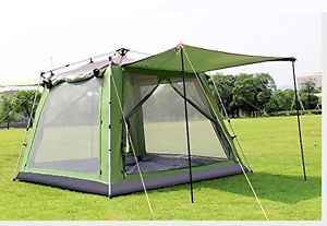 FUNS Instant 6 Person Hydraumatic Large Dome Tent Double Layer 2-Door Opening