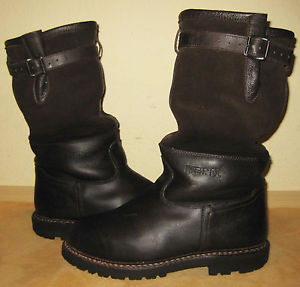 Meindl Fliegerstifel UK 9 EU 43 Winterstiefel Jagdstiefel Lammfell TOP #1410