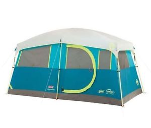 Cabin Tent Speed Set Up  for Camping 6 Person Built in Storage Wetherproof