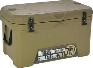 EZetil Haute Performance Glacière Boîte 70 L passif glacière détient jusqu'à 7