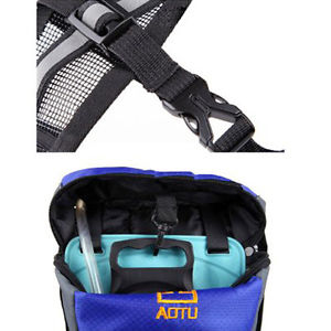 20X(aotu NEW Fashion Backpack Bike Climbing Hydration Pack Bag (Blue))SR