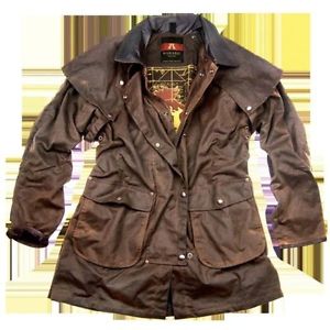 IRON MARRON VESTE DE BOUVIERS Oilskin Veste de cire