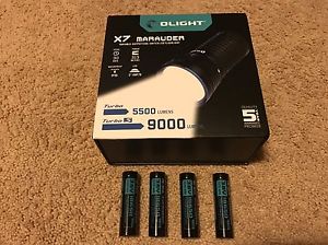 Olight X7 Marauder 9000 Lumen Flashlight WITH BATTERIES!!