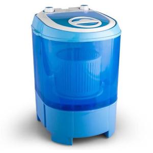 MINI MACHINE A LAVER 2,8KG CAMPING STUDIO ETANCHE RAPIDE 180W BLEUE SILENCIEUSE