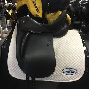 New! Marcus Kreehan Monoflap Dressage Saddle Size 16" Black