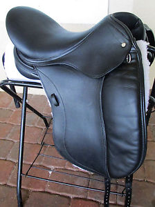 2010 Schleese HK Heiki Kemmer dressage saddle 17.5 wide tree  equine rose