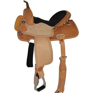 Circle Y Sabine Western Barrel Saddle 13.5"  #2201 Full Quarter Horse Bar